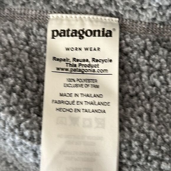 Patagonia sz XS Better Sweater heathered grey 1/4 zip great pre owned condition - Picture 7 of 9